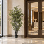 Premium Dense Artificial Black Bamboo 180cm - Designer Vertical Gardens Artificial tree Artificial Trees