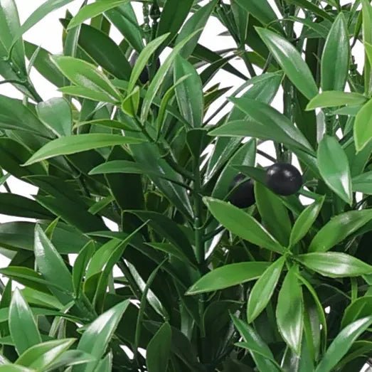 Artificial Olive Tree 130cm - UV Resistant Mediterranean Plant - image 3