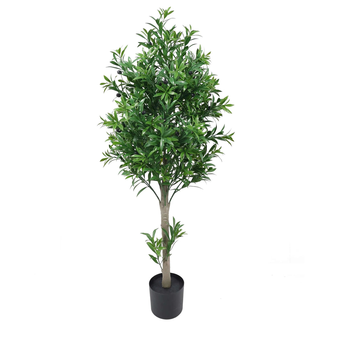 Premium Manicured Artificial Olive Tree 127cm UV Resistant