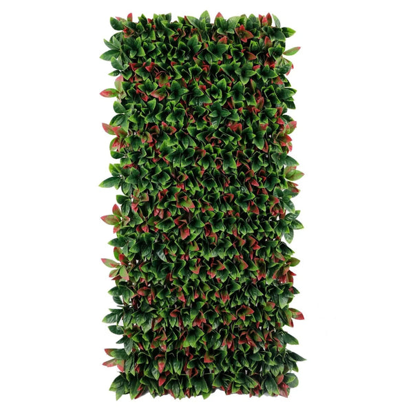 Artificial Photinia Hedge Trellis 2m x 1m - UV Resistant Expandable Privacy Screen — gallery image 3