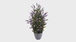 artificial lavender topiary tree 73cm - rotating product video