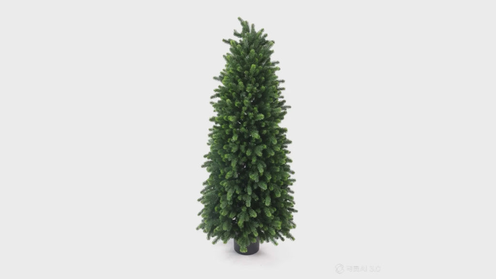 artificial cypress pine tree 150cm - rotating product video