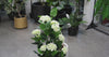Video of Premium Artificial White Hydrangea Plant Faux Flowering Plant  UV Resistant (90cm)