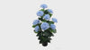 artificial blue hydrangea tree - rotating product video