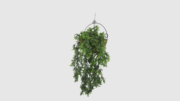 Hanging Mossy Cedar Vine  UV & Fire Rated (22cm x 76cm) — video thumbnail