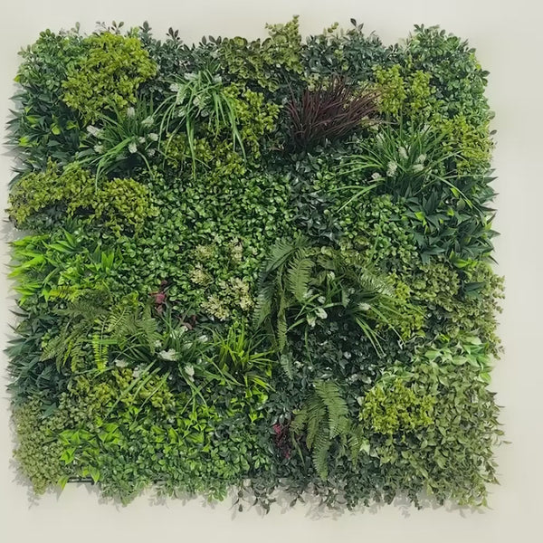Lush Spring Vertical Garden 100cm x 100cm - UVTEX Certified UV Resistant - video 4