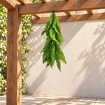 PureLush Bright Green Fern Bush – Outdoor-Friendly 55cm - Designer Vertical Gardens artificial hanging ferns hanging garland