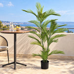 Real Touch Artificial Phoenix Palm Tree UV Resistant 135cm - Designer Vertical Gardens artificial palm tree Artificial Shrubs and Small plants
