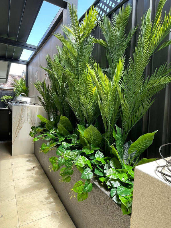 Real Touch Artificial Phoenix Palm Tree UV Resistant 180cm — gallery image 14
