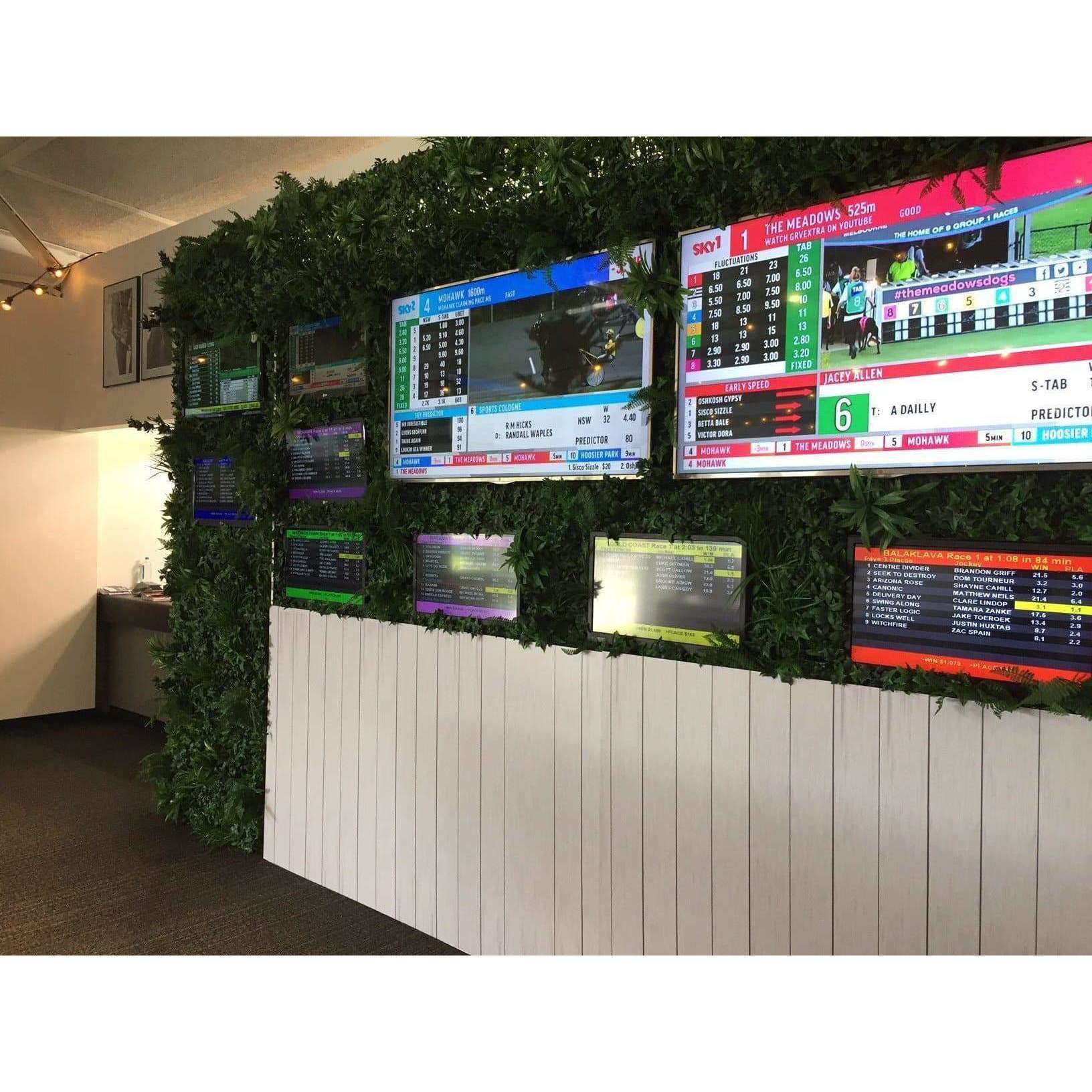 Sample - Green Sensation Artificial Vertical Garden (25cm x 25cm) - Designer Vertical Gardens artificial garden wall plants artificial green wall australia