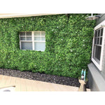 Sample - White Lily Artificial Vertical Garden Panel (25cm x 25cm) - Designer Vertical Gardens artificial garden wall plants artificial green wall australia