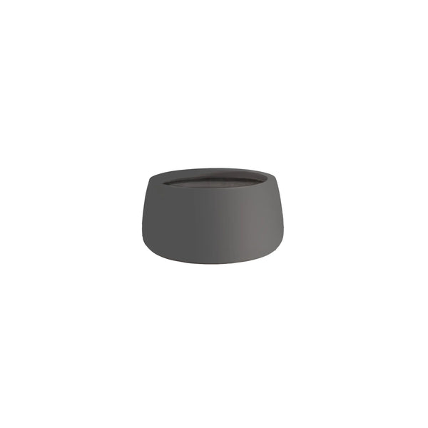 Luxury Soft Tapered Bowl Planter Set of 4 | Matt Black, White & Grey | Premium Pot Range — gallery image 10