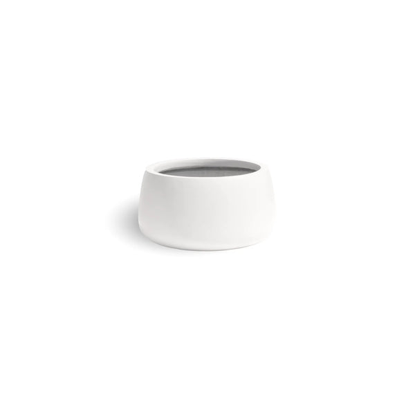 Luxury Soft Tapered Bowl Planter Set of 4 | Matt Black, White & Grey | Premium Pot Range — gallery image 11