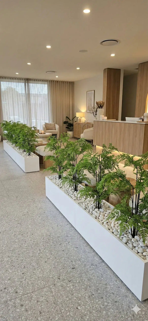 Nearly Natural Artificial Potted Palm Fern Tree 90cm — gallery image 8