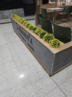 Small Potted Artificial Decorative Yellow Lily Plant UV Resistant 20cm - Designer Vertical Gardens Artificial Shrubs and Small plants