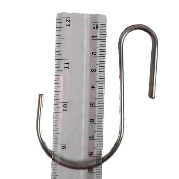Stainless Steel Hanging Hooks 9cm x 7cm 10 Pieces — gallery image 3