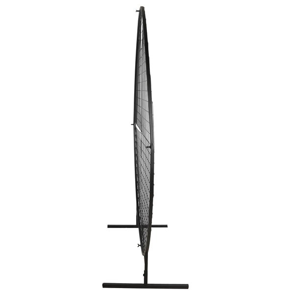 Sturdy Circular Flower Wall / Event Stand 200cm Diameter (Black Frame) — gallery image 4