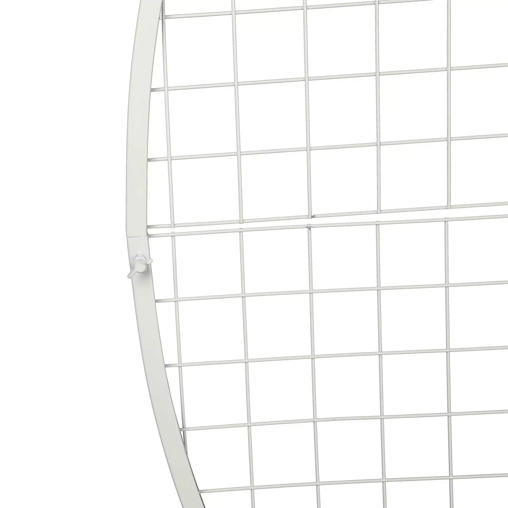 Sturdy Circular Flower Wall / Event Stand 200cm Diameter (White Frame) - Designer Vertical Gardens Installation Equipment