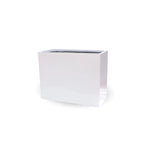 Tal Luxury Rectangular Trough Planter Set of 3 | Matt Black & White | Premium Pot Range - Designer Vertical Gardens