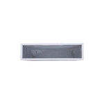 Tal Luxury Rectangular Trough Planter Set of 3 | Matt Black & White | Premium Pot Range - Designer Vertical Gardens