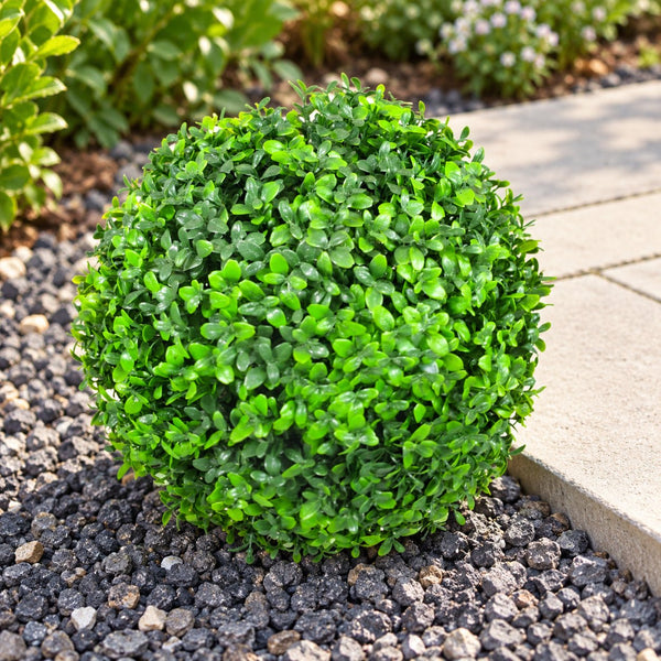 UV Resistant Artificial Topiary Ball (Buxus) 28cm — gallery image 5
