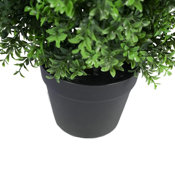 UV Resistant Artificial Topiary Shrub (Hedyotis) 50CM Mixed Green — gallery image 8