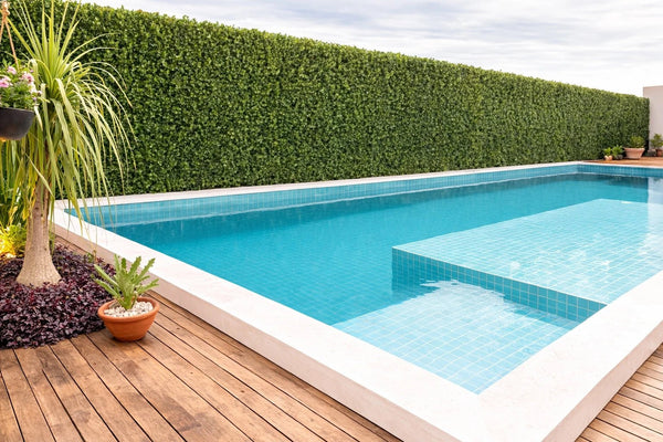 UV Resistant Premium Natural Buxus Artificial Hedge Panel - SAMPLE accent