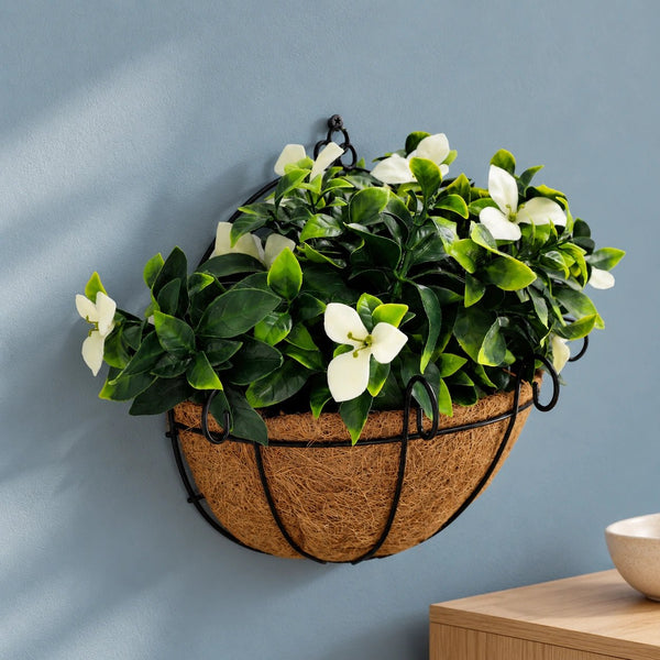 Wall-Mounted Flowering Jasmine Basket – UV Resistant (20cm x 35cm) — gallery image 6