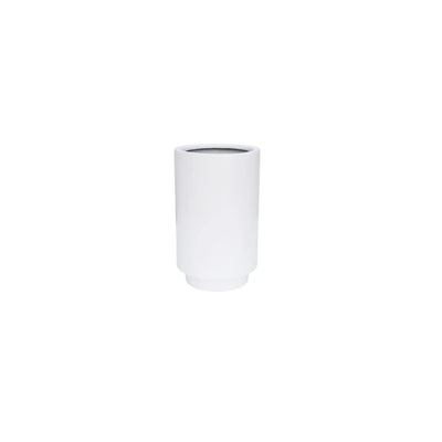 Luxury Cylinder Planter 40cm | Matt White | Premium Pot Range