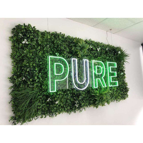 Luxury White Lily Vertical Garden Green Wall Panel 1m x 1m – SGS UV Resistant — gallery image 21