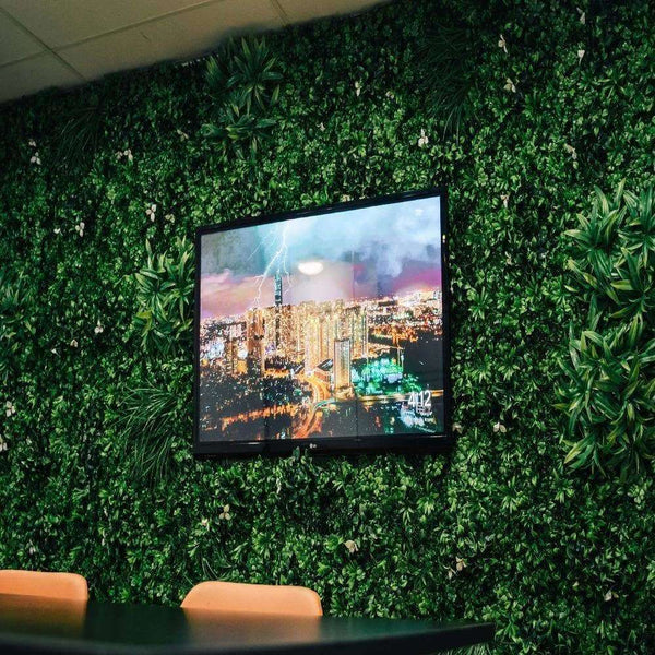 Luxury White Lily Vertical Garden Green Wall Panel 1m x 1m – SGS UV Resistant — gallery image 16