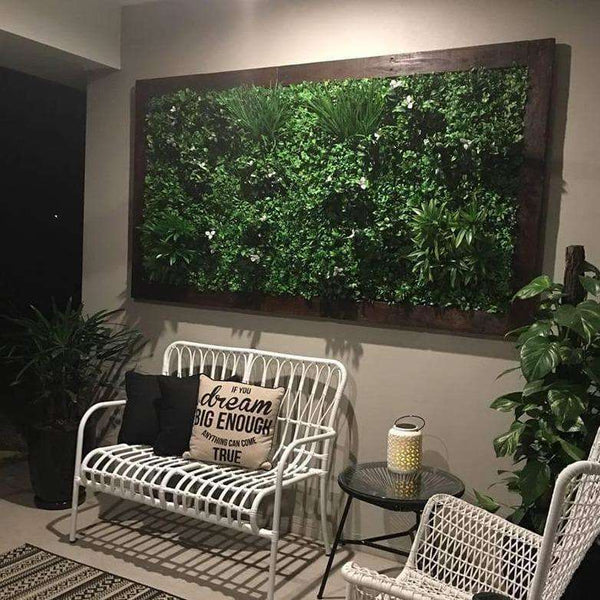 Luxury White Lily Vertical Garden Green Wall Panel 1m x 1m – SGS UV Resistant - image 11