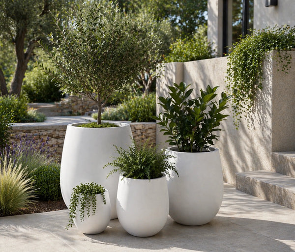 Luxury Teardrop Balloon Planter Set of 4 | Premium Pot Range — gallery image 15