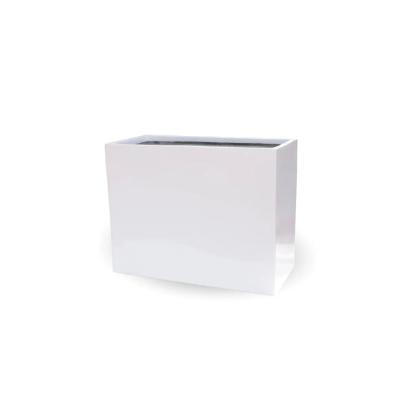 Tal  Luxury Rectangular Trough Planter Set of 3 | Matt Black & White | Premium Pot Range — gallery image 9