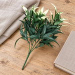 White Tipped Willow Oak Stem UV Resistant 30cm - Designer Vertical Gardens Stems / Ferns