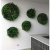 100cm Tropical Green Artificial Vertical Garden Disc - Designer Vertical Gardens artificial green wall installation fake vertical wall garden