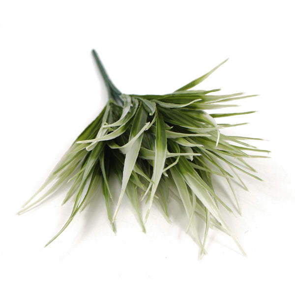 5 Pack - UV White Tipped Artificial Grass Stem - 35cm - image 6