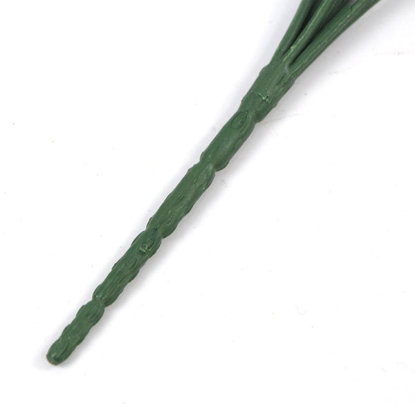 5 Pack - UV White Tipped Artificial Grass Stem - 35cm - image 8