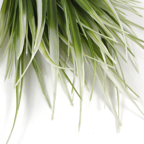 5 Pack - UV White Tipped Artificial Grass Stem - 35cm - image 5