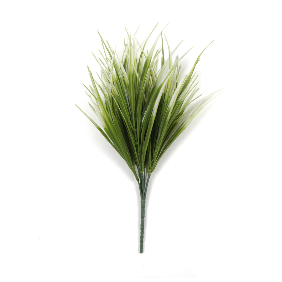 5 Pack - UV White Tipped Artificial Grass Stem - 35cm