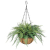 55cm UV Resistant Artificial Fern Hanging Basket - Indoor/Outdoor