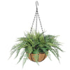 55cm UV Potted Fern Artificial Hanging Basket (Indoor / Outdoor) - Designer Vertical Gardens hanging fern hanging garland
