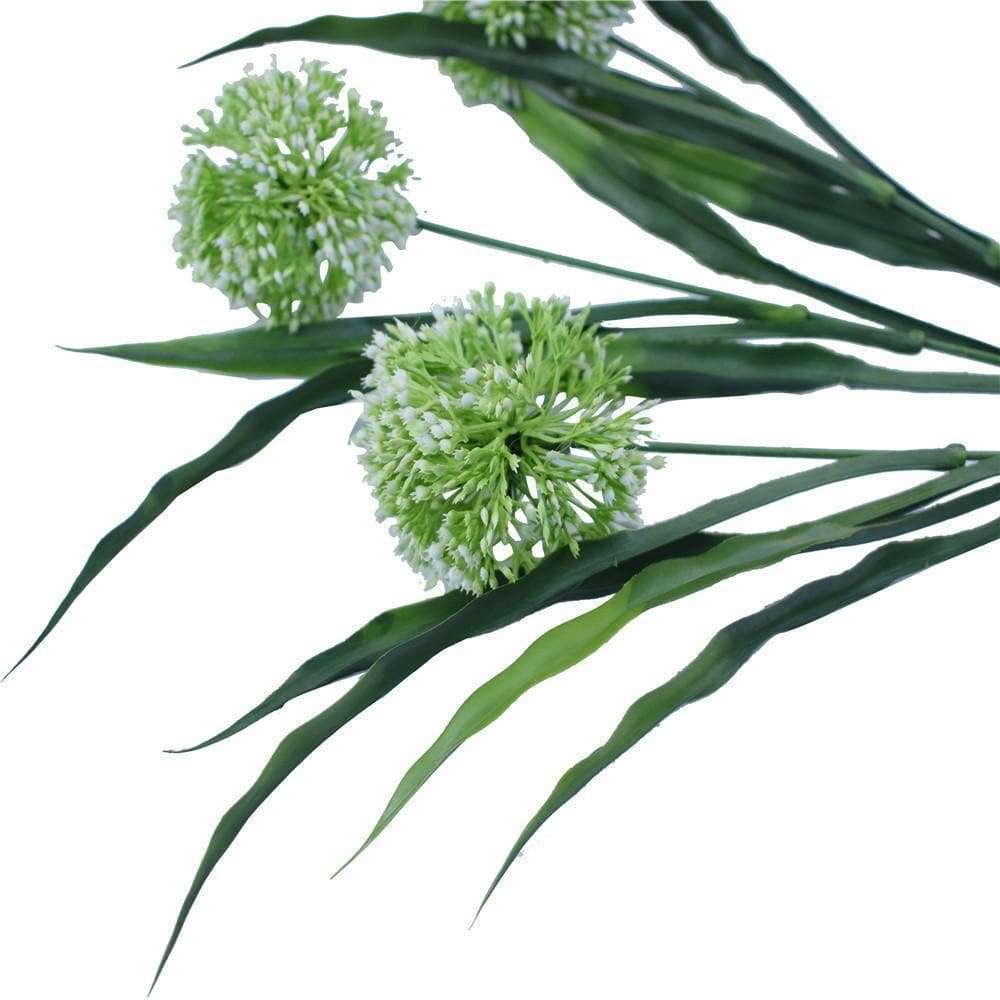 Lush Flowering Artificial Stem - White Hydrangea Stem 35cm - Designer Vertical Gardens artificial green wall sydney artificial vertical garden melbourne