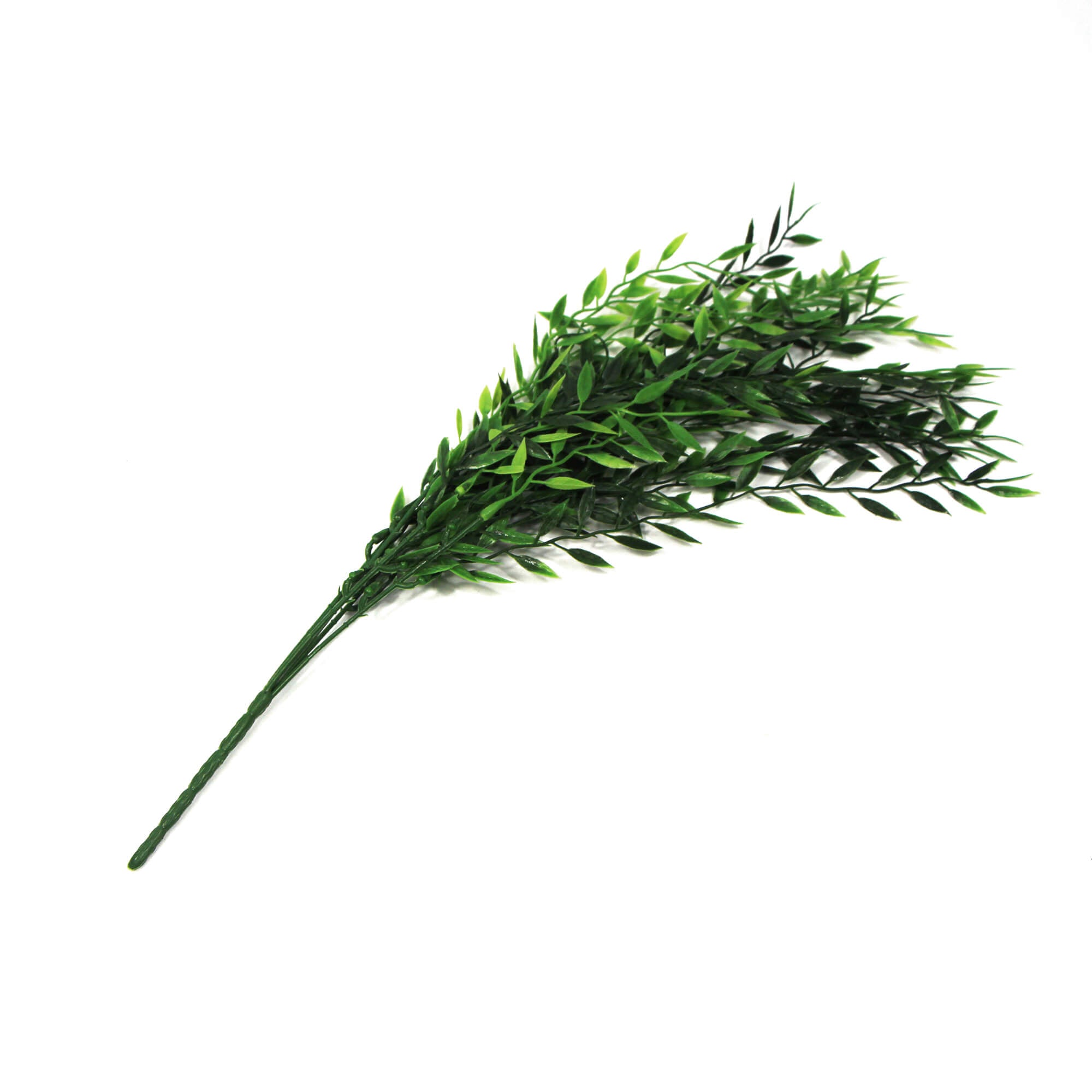 Artificial Bamboo Leaf Stem UV 30cm - Designer Vertical Gardens fake fern Stems / Ferns