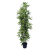 Artificial Bamboo Plant Black Bamboo 180cm Real Touch Leaves - Designer Vertical Gardens artificial green wall sydney artificial vertical garden melbourne