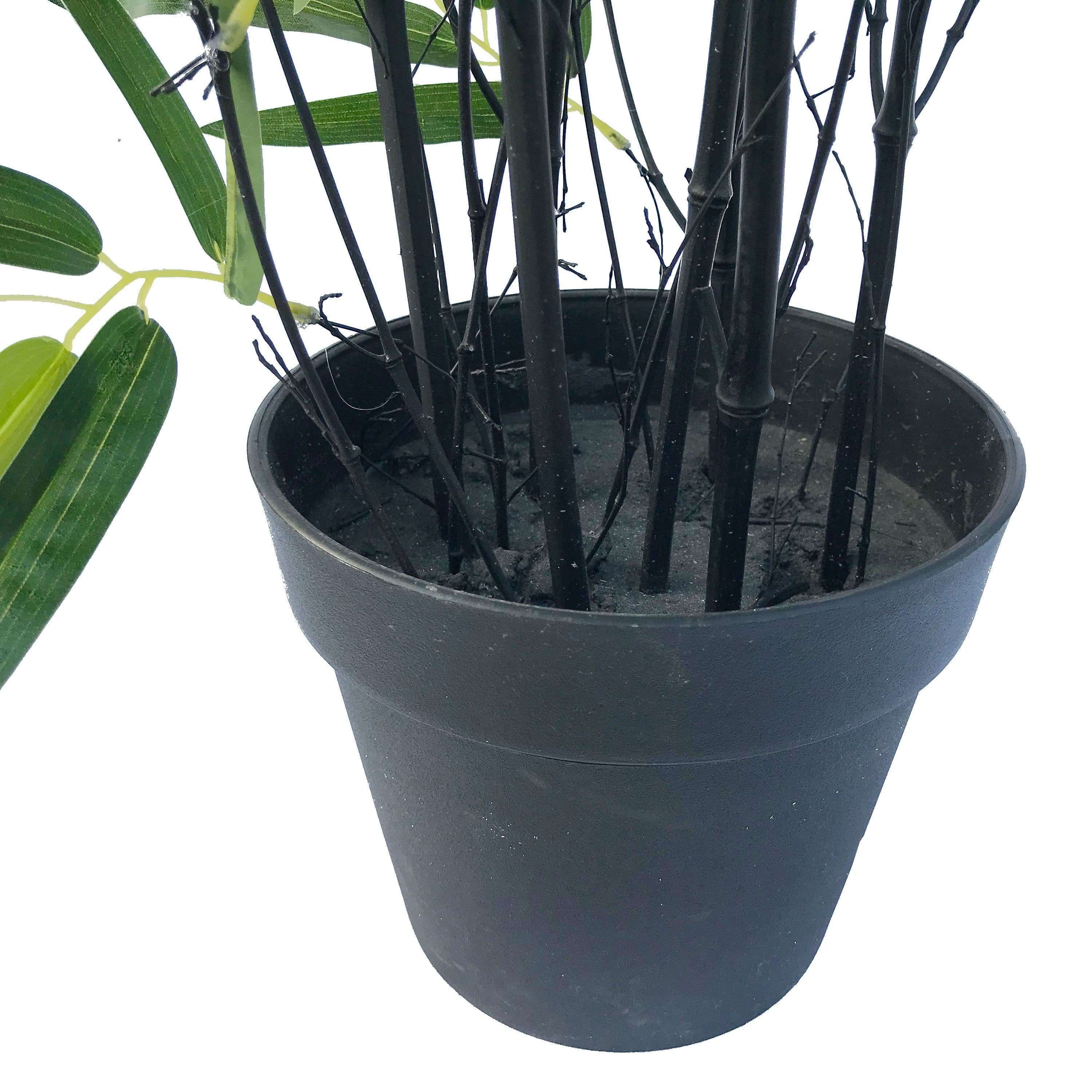 Artificial Bamboo Plant Black Bamboo 180cm Real Touch Leaves - Designer Vertical Gardens artificial green wall sydney artificial vertical garden melbourne
