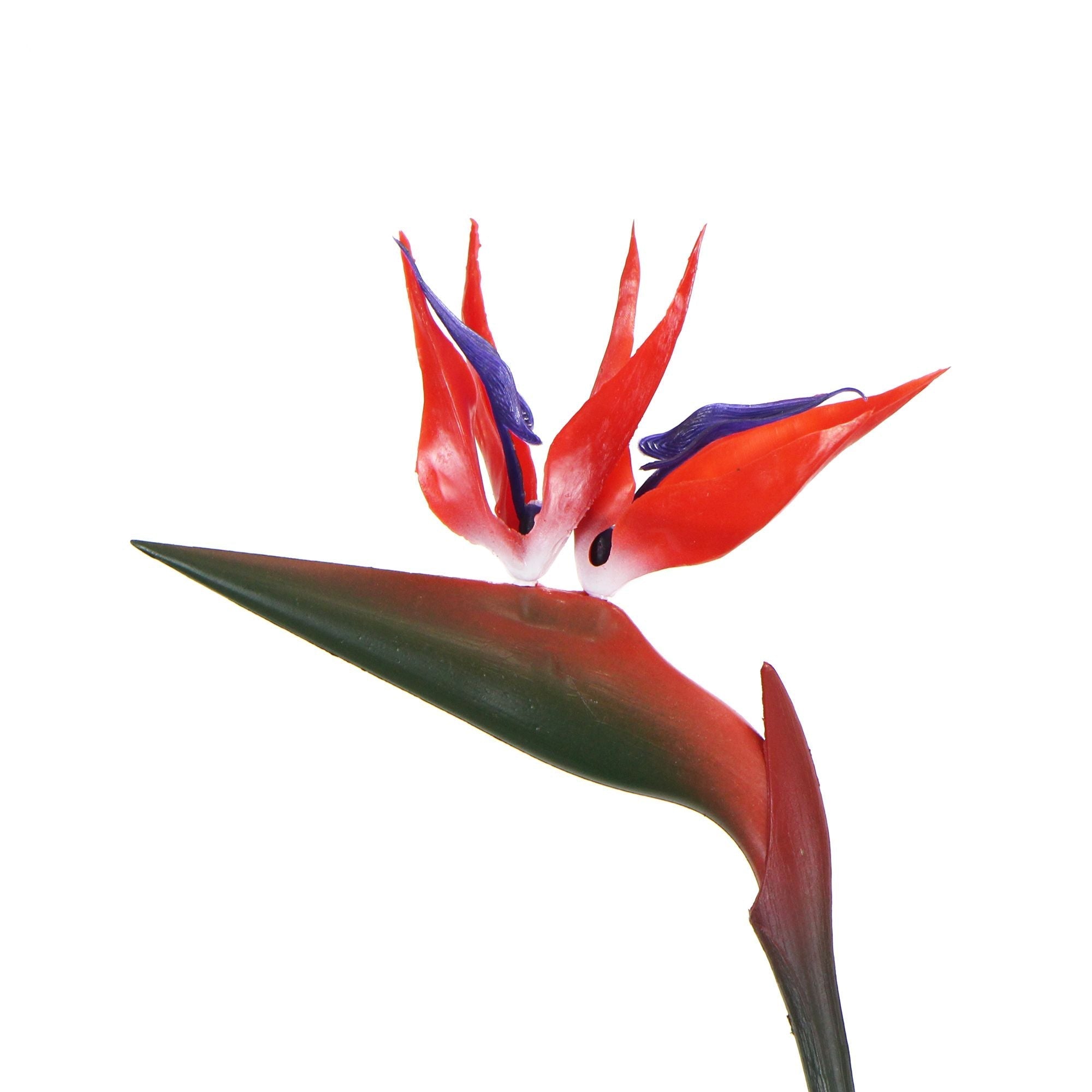 Artificial Bird Of Paradise Plant 110cm (Red Flowers) - Designer Vertical Gardens Flowering plants