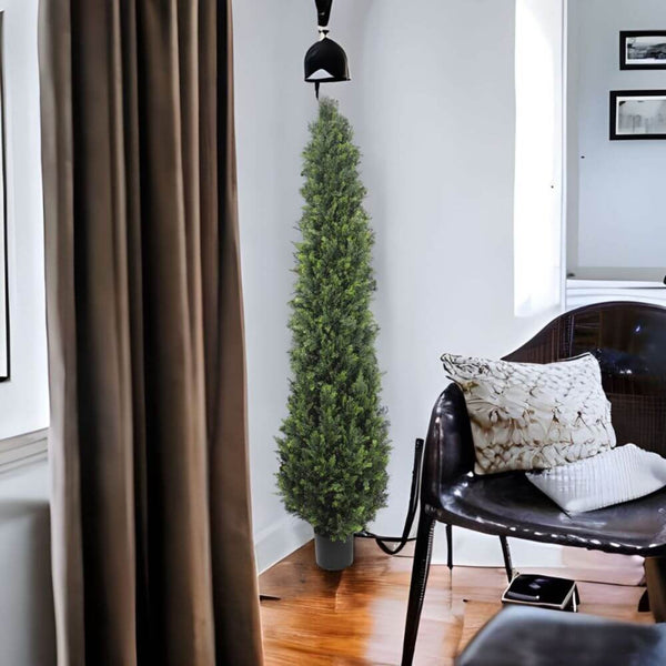 Artificial Cypress Pine Tree UV Resistant 2.1M - image 7