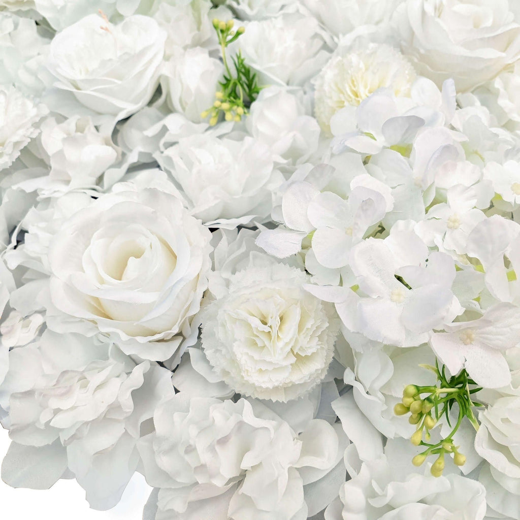 Mixed White Flower Backdrop 40cm x 60cm - UVTEX Certified UV Resistant — lifestyle view