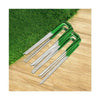 Load image into Gallery viewer, Artificial Grass Roll Pegs / Fake Grass Galvanized Metal Pegs With Green Top 10 Pieces - Designer Vertical Gardens artificial green wall installation Installation Equipment